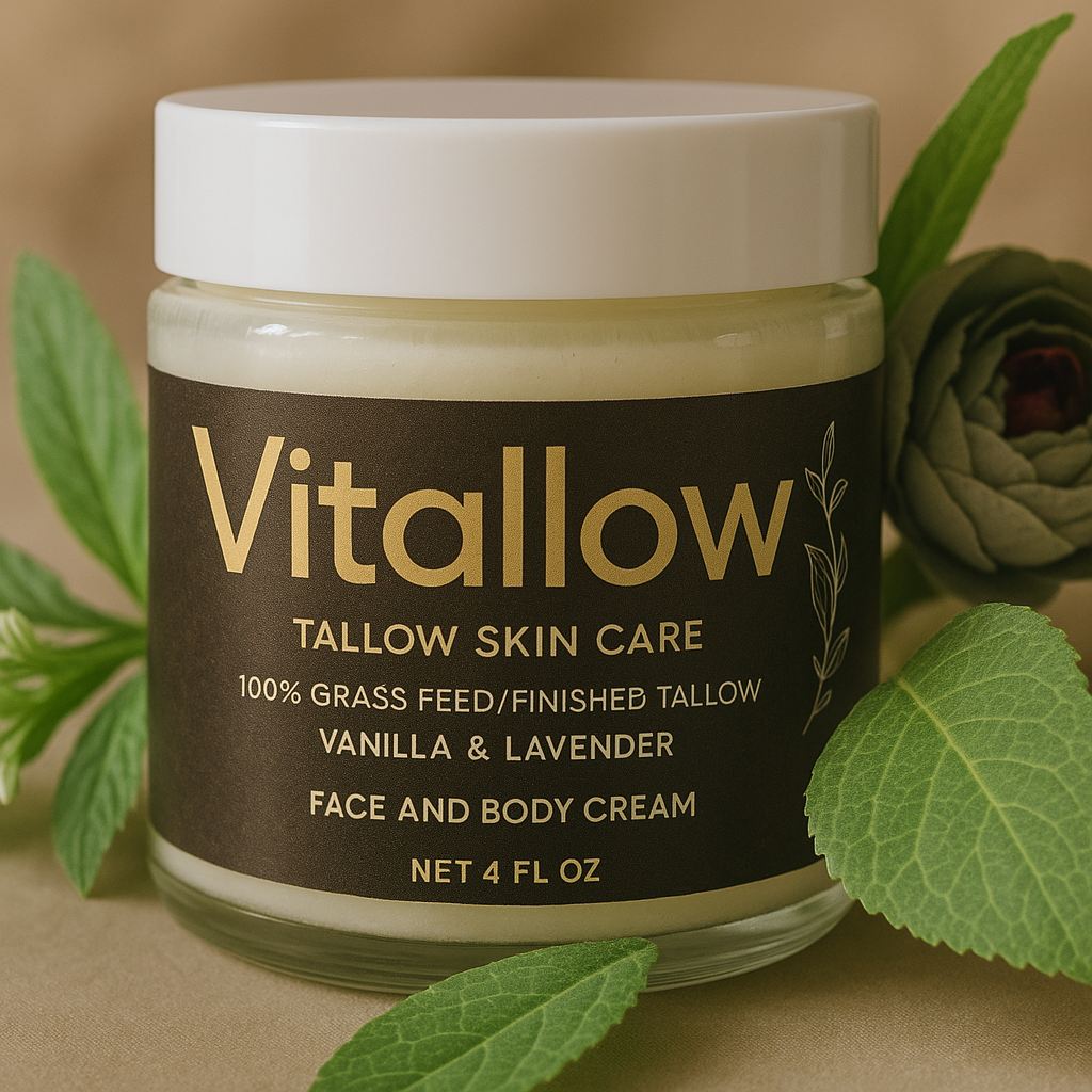 100% Grass Feed Whipped Tallow Cream